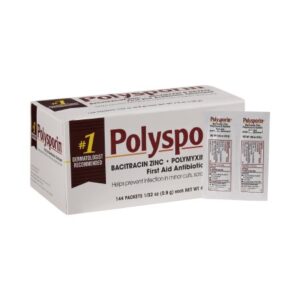 First Aid Antibiotic Bacitracin / Polymyxin B Polysporin Ointment 0.9 Gram Individual Packet