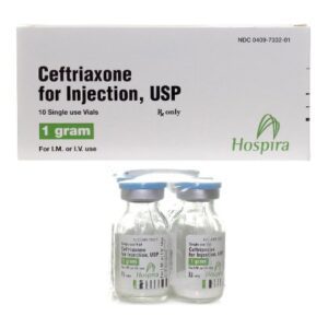 Ceftriaxone Sodium 1 Gram / 15 mL Injection 15 mL