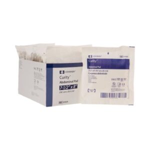 Abdominal Pad Curity 7-1/2 X 8 Inch Sterile 1 per Pack