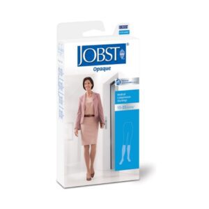 Compression Stocking JOBST Opaque Knee High Large Natural Closed Toe