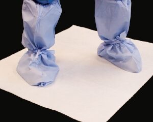 Absorbent Floor Mat EnviroSorb 30 X 36 Inch White Polyester / Rayon / Polyethylene