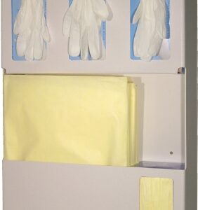 Hygiene Dispensing Station BOWMAN Wall Mount Quartz Beige 4-1/2 X 16-1/2 X 25-1/4 Inch ABS Plastic