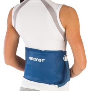 Cold Therapy Wrap AirCast Cryo/Cuff Back / Hip / Rib One Size Fits Most Up to 45 Inch Circumference Nylon / Vinyl Reusable