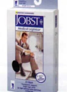 Compression Stocking JOBST for Men Thigh High X-Large Black Closed Toe