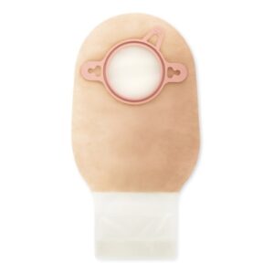 Ostomy Pouch Pouchkins Two-Piece System 6-1/2 Inch Length Drainable