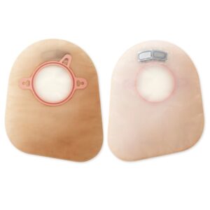 Ostomy Pouch New Image Two-Piece System 7 Inch Length Closed End