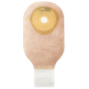 Ostomy Pouch Premier One-Piece System 7 Inch Length, Mini Flat, Trim to Fit 2-1/8 Inch Stoma Drainable
