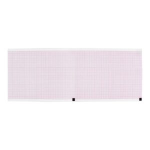Recording Chart Paper Cardiofax S Z-Fold Red Grid