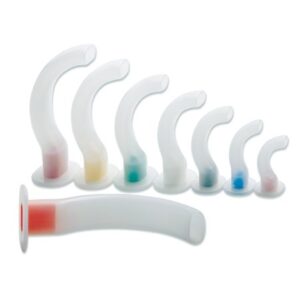 Guedel Oropharyngeal Airway Set Assorted Colors Assorted Lengths Assorted Sizes NonSterile Adult / Pediatric / Infant / Neonate