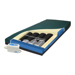 Bed Mattress System PressureGuard APM2 Alternating Pressure / Lateral Rotation 35 X 84 X 7 Inch