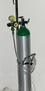 Mada Medical Oxygen Kit on Cart (Empty) Size E Aluminum