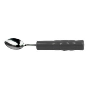 Teaspoon Weighted White Plastic Handle / Stainless Steel