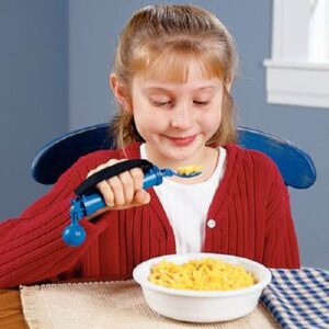 Spoon Steady Spoon Built Up Handle w/ hook and loop strap Black