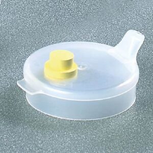 Easy Flow Drinking Cup Lid Independence Translucent Plastic Reusable