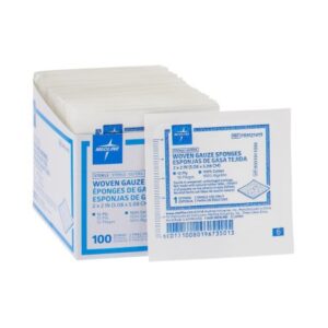 Gauze Sponge Medline Essentials 2 X 2 Inch 12-Ply Sterile 1 per Pack