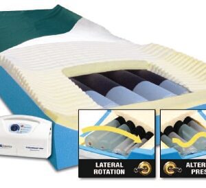 Bed Mattress System PressureGuard APM2 Safety Supreme Alternating Pressure / Lateral Rotation 35 X 75 X 7 Inch