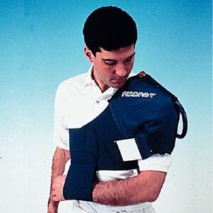 Cold Therapy Wrap AirCast Cryo/Cuff Shoulder One Size Fits Most 32 to 48 Inch Circumference Nylon / Vinyl Reusable