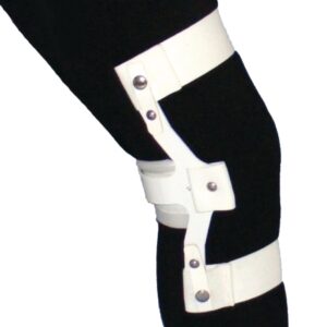 Knee Brace Swedish Style Medium Snap Closure 13 to 14 Inch Mid-Patella Circumference Right Knee