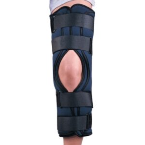 Knee Immobilizer Thermoskin One Size Fits Most 27 Inch 18 Inch Length Left or Right Knee