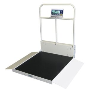 Wheelchair Scale Digital Display 1000 lbs. / 454 kg Capacity Battery Operated