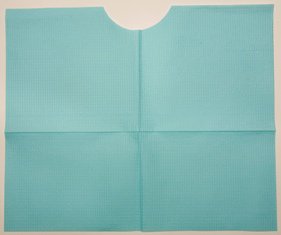 Bib Tidi Slipover Disposable Polyethylene / Tissue