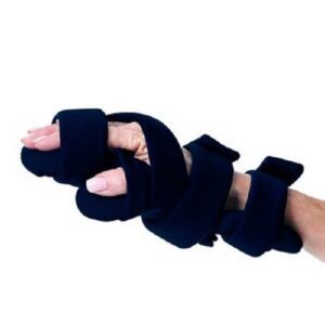 Resting Hand Splint ComfySplints Fabric / Metal Right Hand Blue Regular