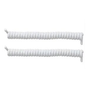Shoelaces Spyrolace White Rubber