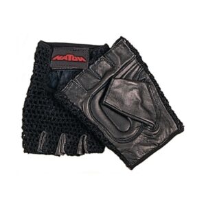 Push Glove Hatch Half Finger Medium Black Hand Specific Pair