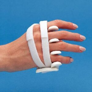 Ulnar Deviation Splint LMB Soft Core Wire-Foam Foam / Wire Right Hand White Size C