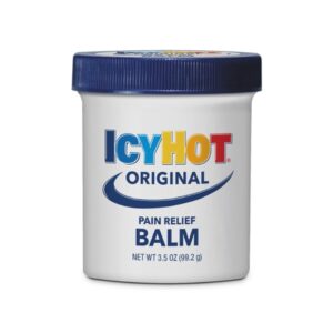 Topical Pain Relief Icy Hot Balm 7.6% – 29% Strength Menthol / Methyl Salicylate Ointment 3.5 oz.