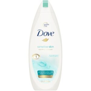 Body Wash Dove Sensitive Skin Liquid 12 oz. Bottle Unscented