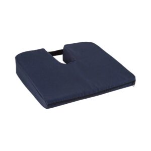Coccyx Relief Seat Cushion DMI Sloping 15 W X 14 L X 3 to 1-1/2 D Inch Foam