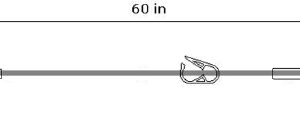 IV Extension Set ICU Small Bore 60 Inch Tubing
