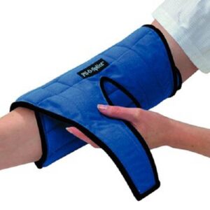 Elbow Splint Pil-O-Splint Standard Hook and Loop Straps Blue