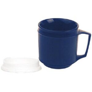Insulated Drinking Mug Sammons Preston 8 oz. Blue Plastic Reusable