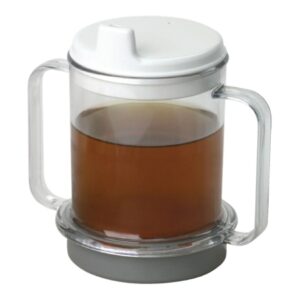 Drinking Mug 10 oz. Clear Plastic Reusable