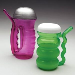 Drinking Mug 13 oz. Green Plastic Reusable