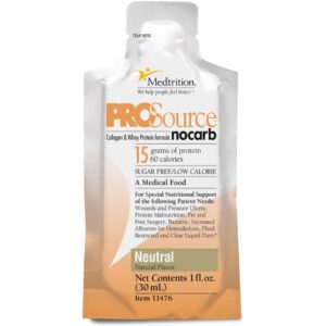 Oral Supplement ProSource NoCarb Neutral Flavor Liquid 1 oz. Pouch