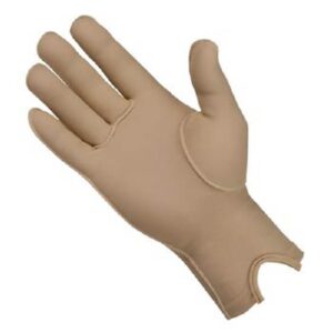 Compression Glove Edema Gloves 4 Full Finger Small Wrist Length Right Hand