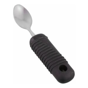 Teaspoon Sure Grip Adaptive Silver / Black Stainless Steel / Rubber