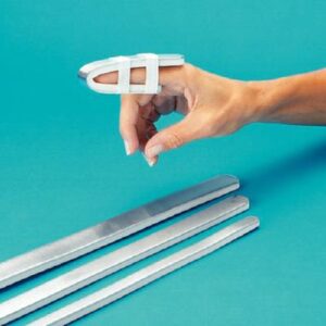 Finger Splint Rolyan One Size Fits Most Without Fastening Left Hand Silver