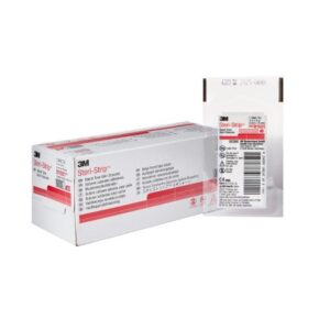 Skin Closure Strip Steri-Strip 1/4 X 3 Inch Nonwoven Material Flexible Strip Tan