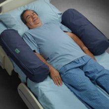 Roll-Control Bed Bolster Posey 25 L X 9 Inch Diameter Bead-Filled Hook and Loop Strap Fastening with Buckle