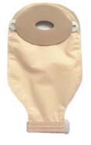 Ostomy Pouch Nu-Flex Nu-Comfort Two-Piece System Oval, Convex Drainable