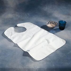 Bib Hook and Loop Closure Reusable Terry Cloth / Vinyl