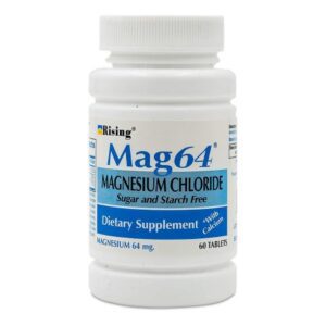 Mineral Supplement Mag 64 Magnesium Chloride 64 mg Strength Tablet 60 per Bottle