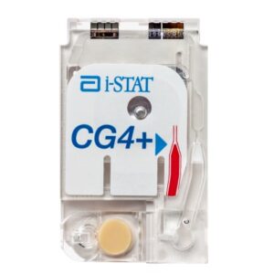 General Chemistry Reagent i-STAT CG4+ Lactate, pH, PCO2, PO2, TCO2, HCO3, Base Excess, sO2 For i-STAT Blood Analyzer 25 Tests