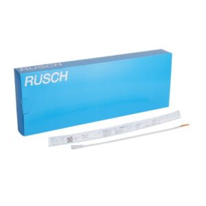 Urethral Catheter R?sch Tiemann Tip Silicone Coated PVC 14 Fr. 16 Inch