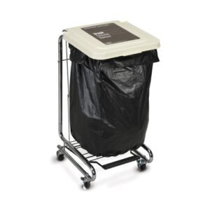 Trash Bag 4 gal. Clear LLDPE 0.35 mil 17 X 17 Inch Gusset Seal Bottom Flat Pack