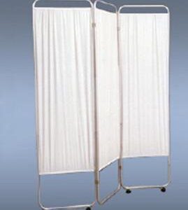 Privacy Screen Folding 3-Panel Aluminum / Vinyl